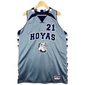 Georgetown Hoyas Basketball Jersey Men Fits XL Reversible Intrepid Sportswear